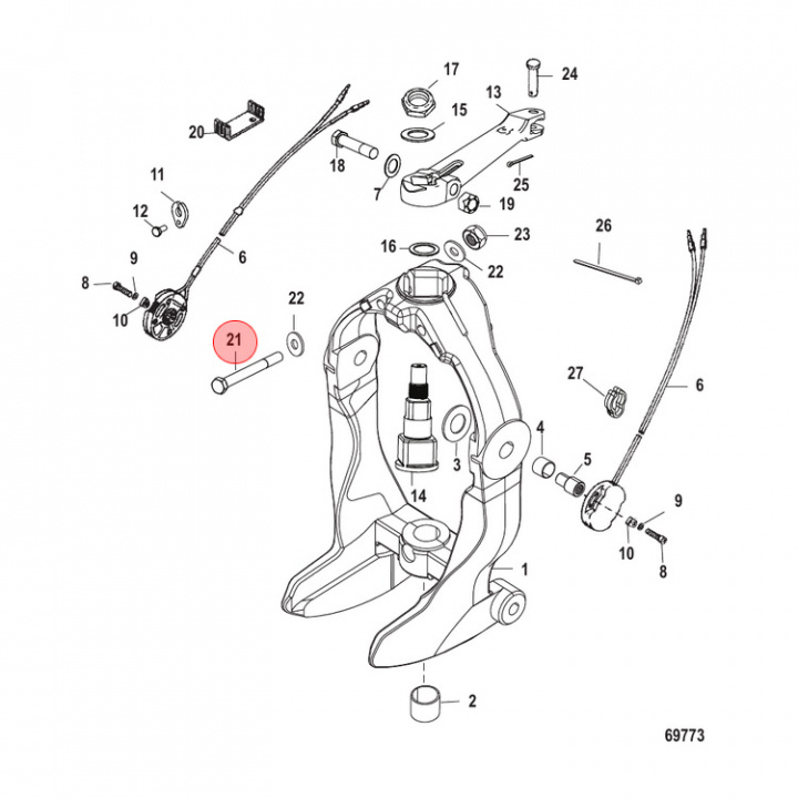 Skruv Mercruiser (90126)