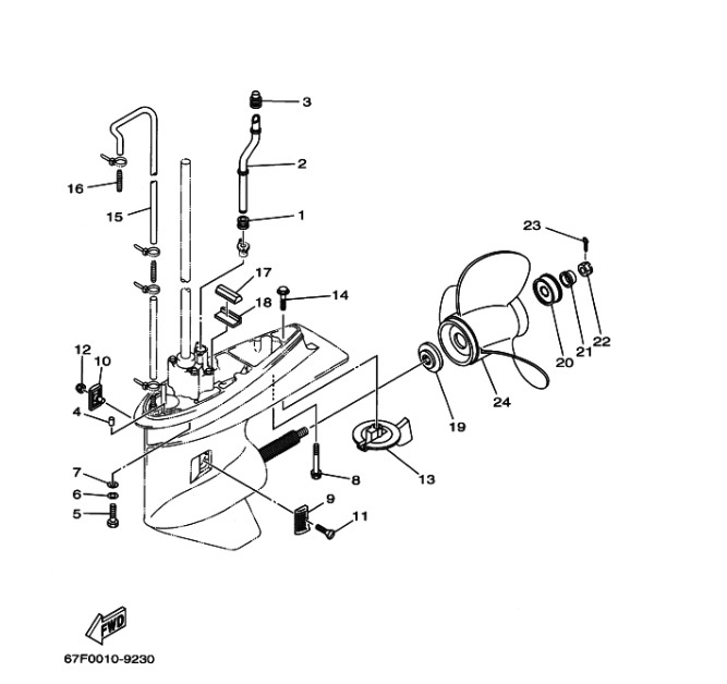 Distans Till Propellerbricka (90389-25M00-00)