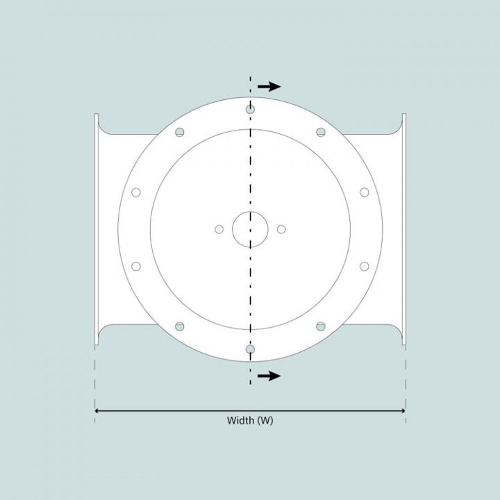 SE700 Akterpropellersats Ø412 mm