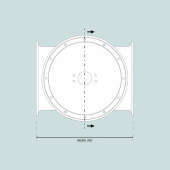 SH1000/SAC1100 Akterpropellersats Ø513 mm SH1000/SAC1100 Akterpropellersats Ø513 mm