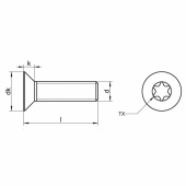Maskinskruv FTS Torx A4 Rostfri Maskinskruv FTS Torx A4 Rostfri