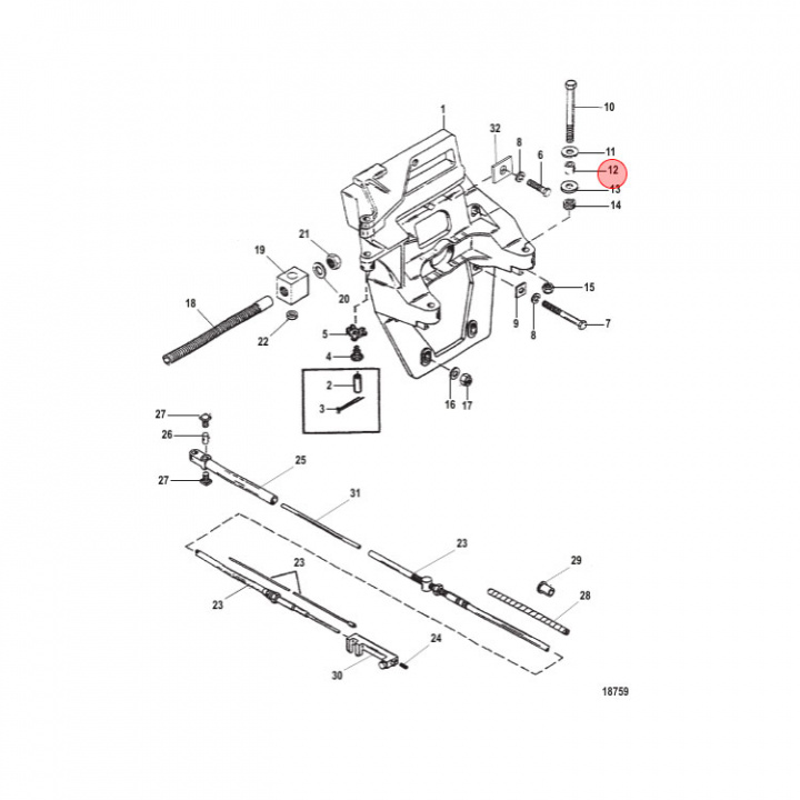 Distans Mercruiser (99299)