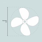 Propeller 4-Bladig Exkl. Kon 18x14 Propeller 4-Bladig Exkl. Kon 18x14