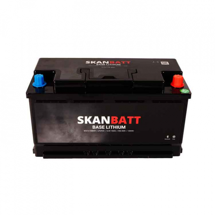 Lithiumbatteri Base 12V 100Ah BMS Bluetooth Heat (husbil)