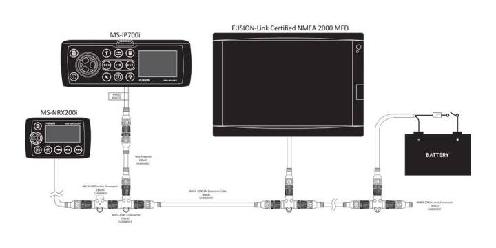 NMEA 2000 Strömsatt Kabel Nät 700