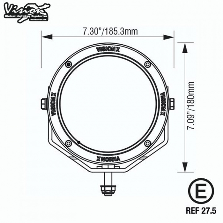 Light Cannon 6.7″ CG2 90W Multi LED Extraljuskit E-märkt