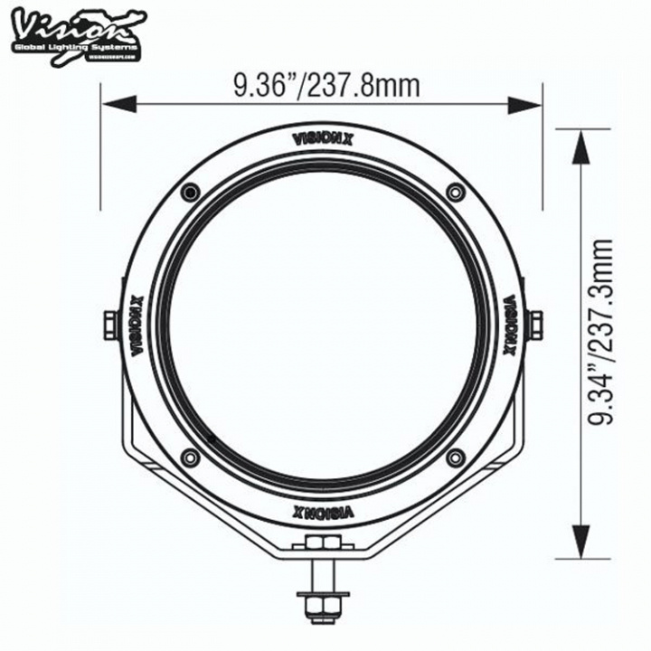 Light Cannon 8.7″ CG2 168W Multi LED Extraljuskit