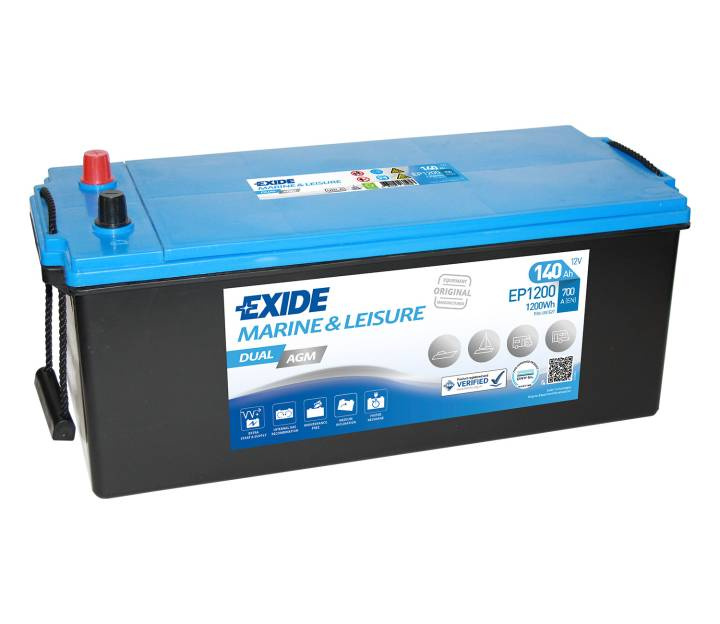 Exide Dual AGM 70-180Ah