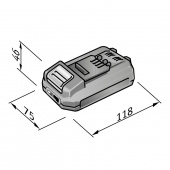 Batteri 18V 2.5 Ah Batteri 18V 2.5 Ah