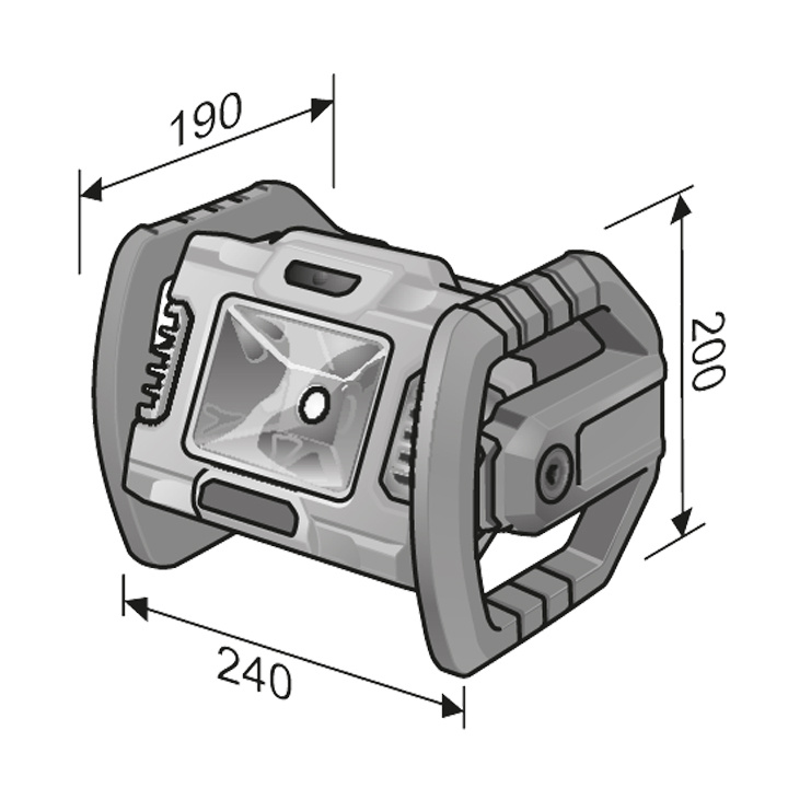 Arbetsplatslampa LED CL2000V