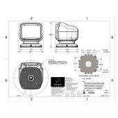 Sökljus 24V Vit Halogen Fjärrkontroll Sökljus 24V Vit Halogen Fjärrkontroll