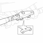 Fäste För Montering Tiebar Mercury/Honda Med O-O Tillerarm Fäste För Montering Tiebar Mercury/Honda Med O-O Tillerarm