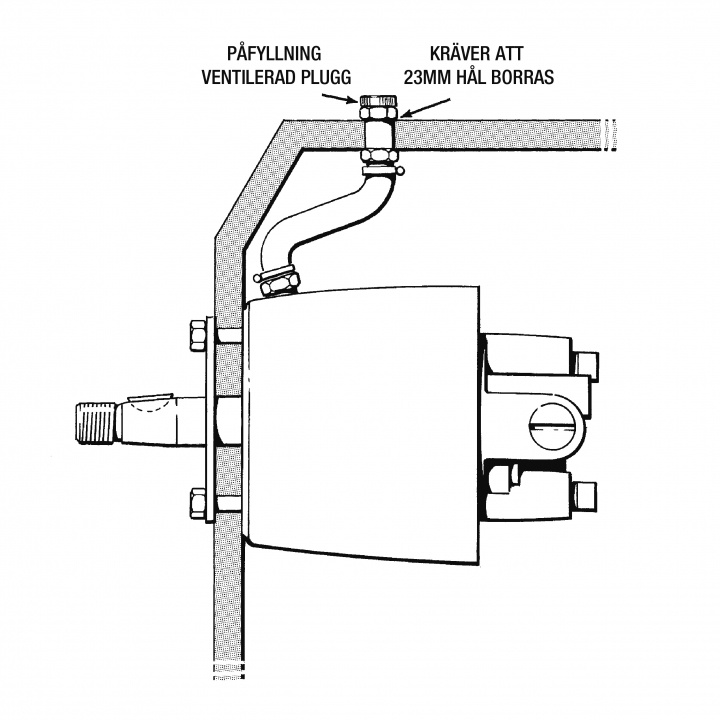 Påfyllnadskit Infälld Pump