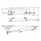 Cylinder BA125-7ATM För Roder (58kg) Cylinder BA125-7ATM För Roder (58kg)