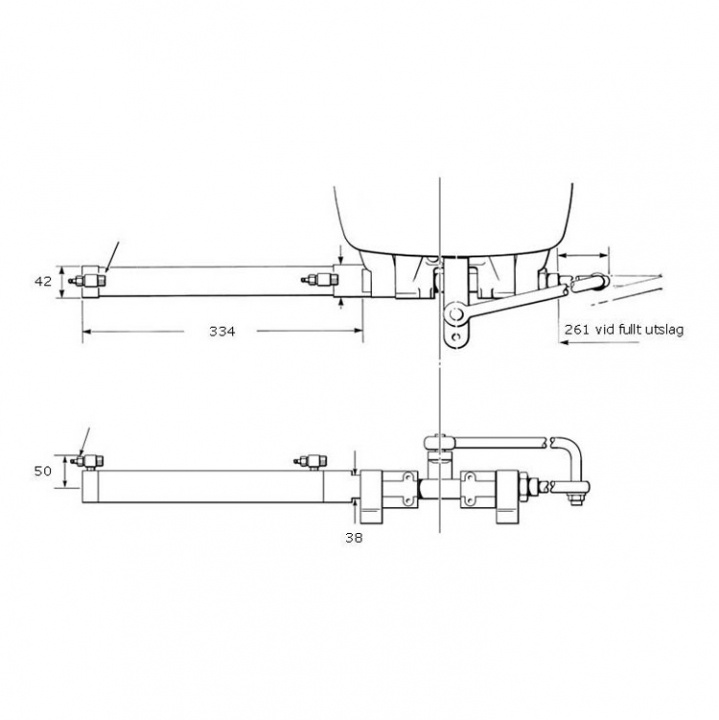 Cylinder O/B Sidomonterad