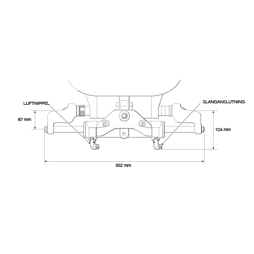 Seastar O/B Cylinder 350Hk
