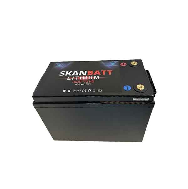 Lithiumbatteri Heat V2 Batteri 12V 280Ah BMS Bluetooth