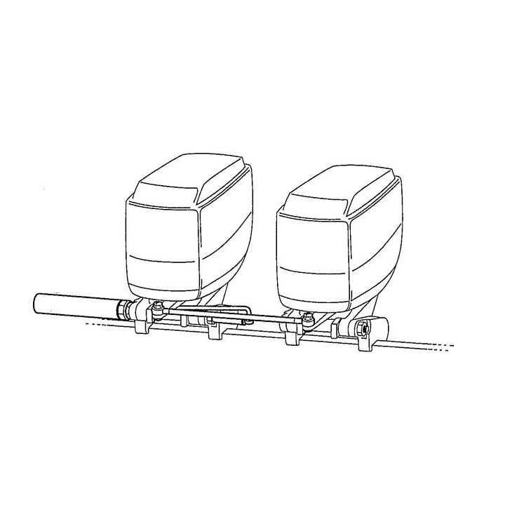Parallelstag Sidomonterad Cylinder