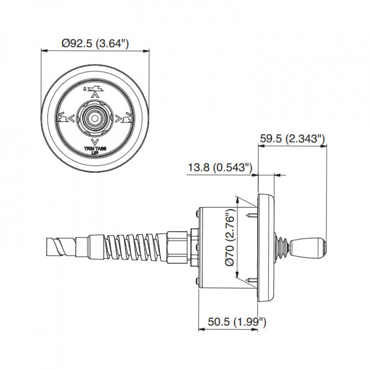 Joystickpanel För Trimplan (J/CH 41849Z)