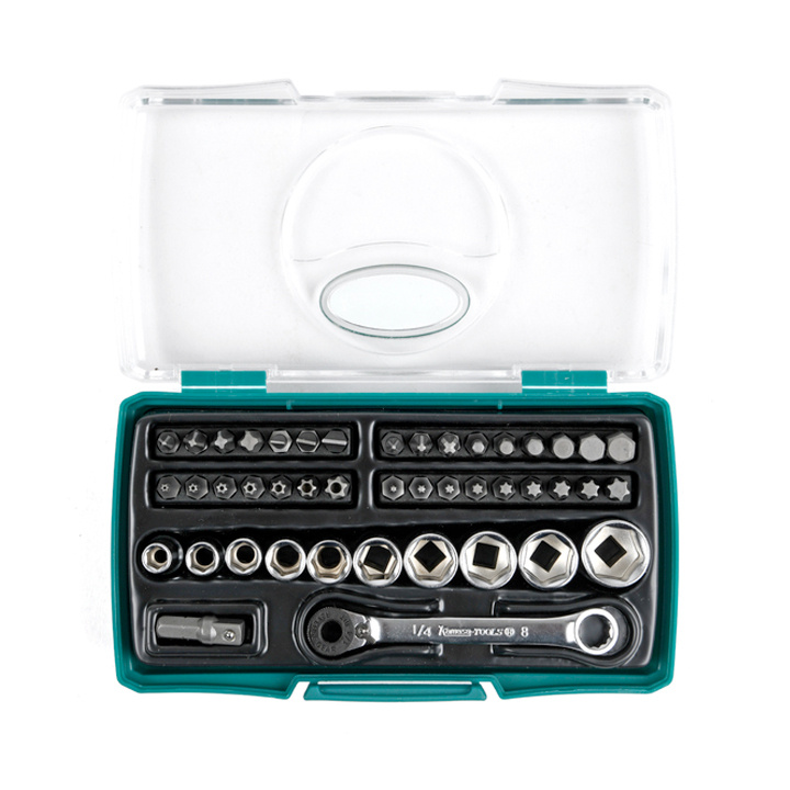 Kompakt Hylsnyckelsats 1/4'' 