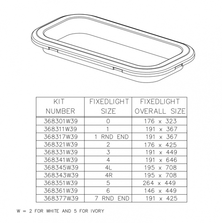 Innerram Stängd Ventil Fast