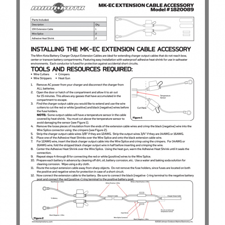 MK-EC-15 Förlängningskabel 4,6m