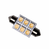 LED Spollampa SMD Dimbar L:39 mm (Ensidig 6 Dioder) LED Spollampa SMD Dimbar L:39 mm (Ensidig 6 Dioder)