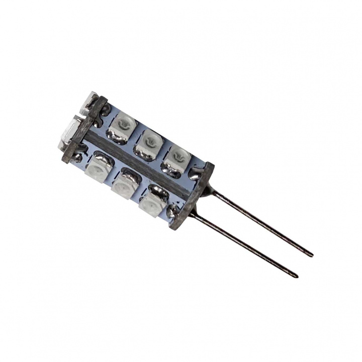 LED GZ4 SMD Röd Dimbar Dia:11 mm (Runtomlysande 15 Dioder)