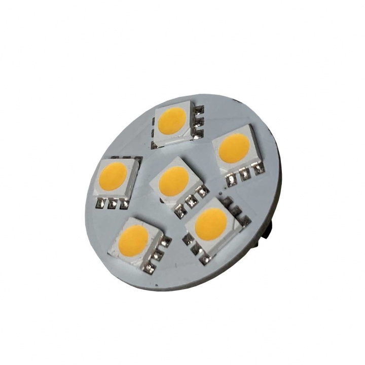 LED GZ4 SMD Dimbar Dia:25 mm (Ensidig 5 Dioder)