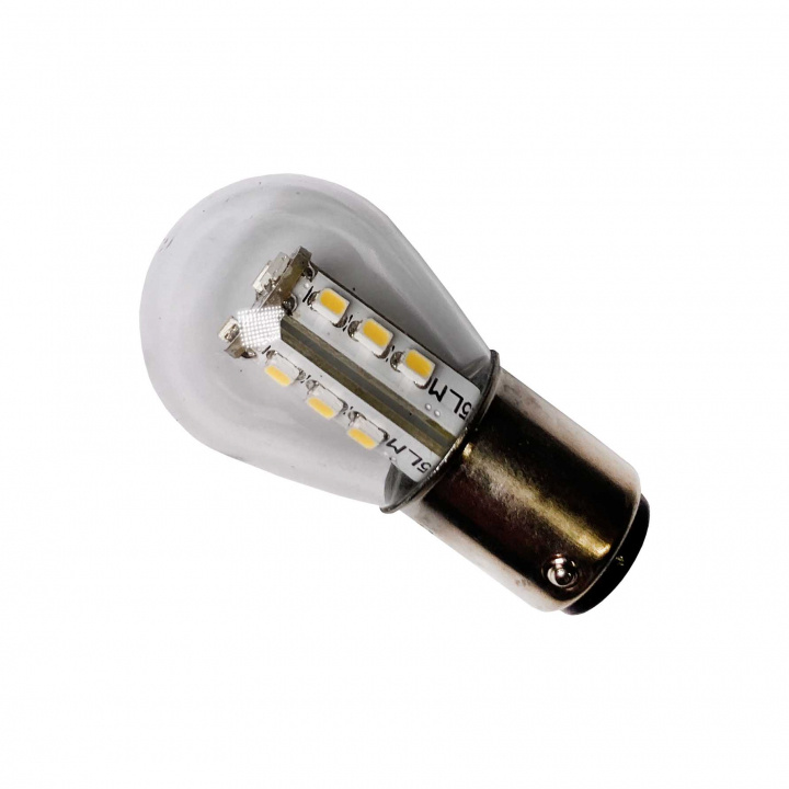 LED BA15D SMD Dimbar L:47 mm (Runtomlysande 15 Dioder)