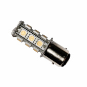 LED BAY15D SMD Dimbar Hel/Halvljus L:50 mm (Runtomlysande 18 Dioder) LED BAY15D SMD Dimbar Hel/Halvljus L:50 mm (Runtomlysande 18 Dioder)