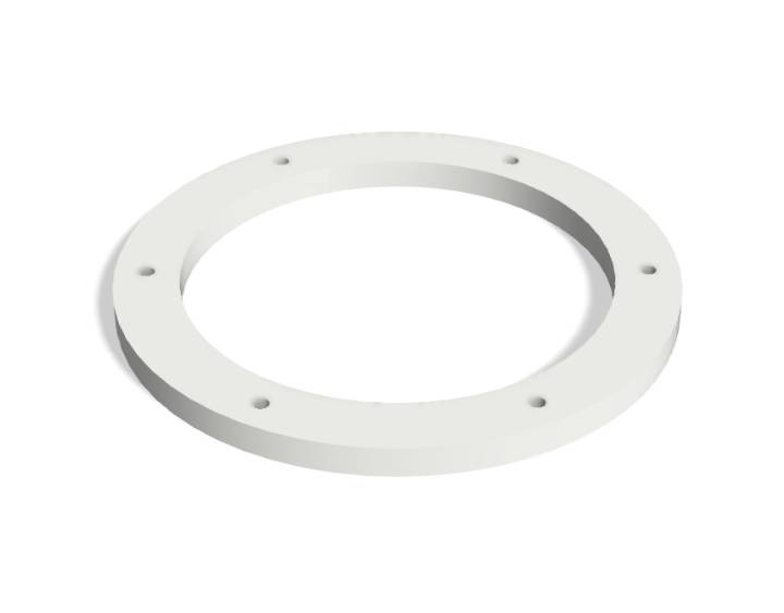 Distans 10mm Vit 6.5