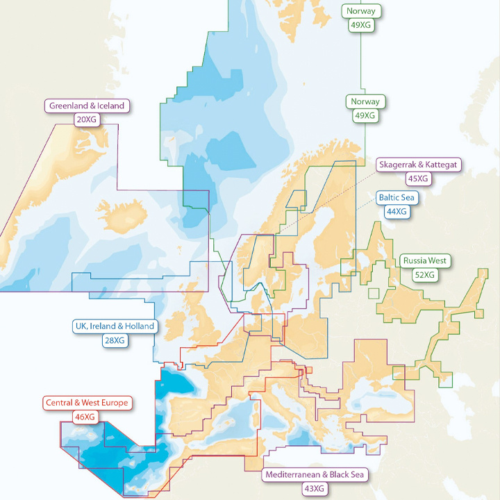 Navionics Nav+ 44XG 8GB
