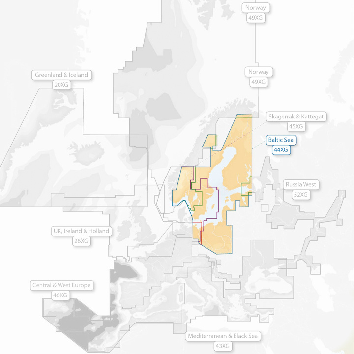 Navionics Nav+ 44XG 8GB
