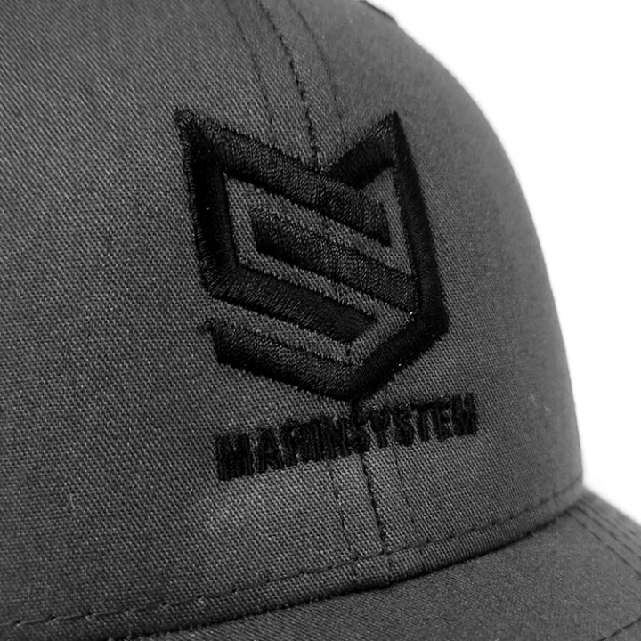 Keps Marinsystem Grå/Svart