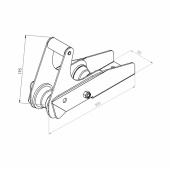 Ankarhållare 4-10kg 300mm Ankarhållare 4-10kg 300mm