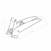 Ankarhållare 10-16kg 440mm Ankarhållare 10-16kg 440mm