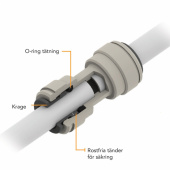 JG T-koppling 22mm JG T-koppling 22mm
