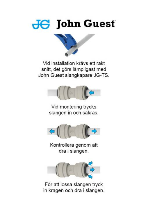 JG Reducerings T-Koppling 22-22-15mm