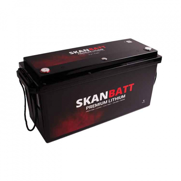 Lithiumbatteri Premium 24V 100Ah BMS Bluetooth Heat