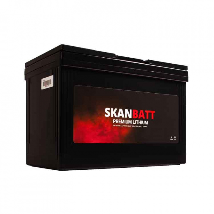 Lithiumbatteri 24V 50Ah BMS Bluetooth Heat