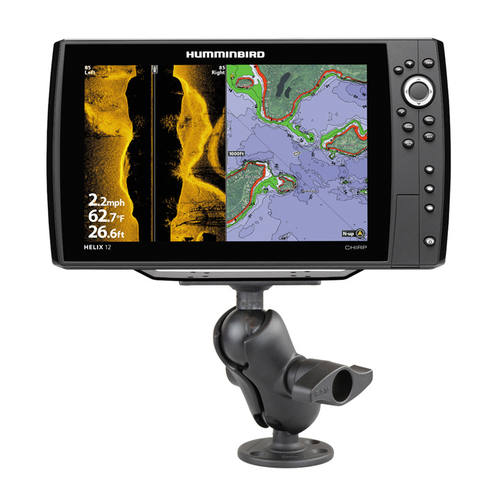 RAM Komplett D-Arm Humminbird