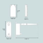 Fjärrkontrollskit S-Link Bog/Akterpropeller Fjärrkontrollskit S-Link Bog/Akterpropeller