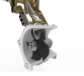Bogpropeller Retractable 2-2,2kW 140mm Bogpropeller Retractable 2-2,2kW 140mm