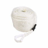 3-Slagen Polyester Lina Vit Med Nylonkaus Ø12 mm 35 m 3-Slagen Polyester Lina Vit Med Nylonkaus Ø12 mm 35 m