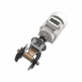 SAC240 Ø250 mm 400V Horisontal AC Bogpropeller SAC240 Ø250 mm 400V Horisontal AC Bogpropeller