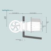 SE80 24V-IP Bogpropeller SE80 24V-IP Bogpropeller