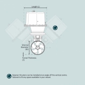 SEP100 PRO 24V-IP Inkl PPC820 Bogpropeller SEP100 PRO 24V-IP Inkl PPC820 Bogpropeller
