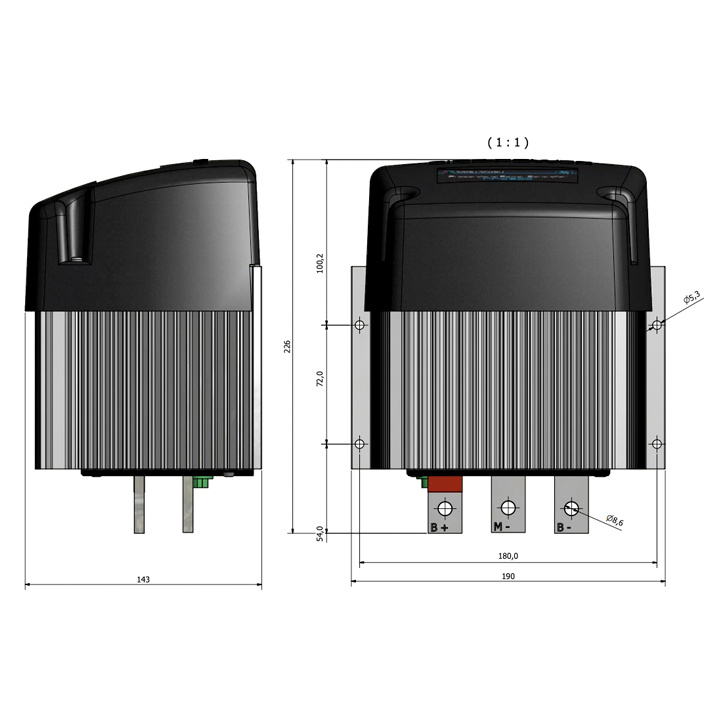 Bogpropeller SE Pro SEP25 12V Inkl. PPC520