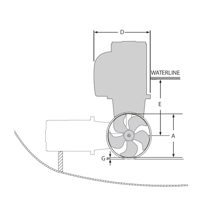 Bogpropeller SE Pro SEP25 12V Inkl. PPC520